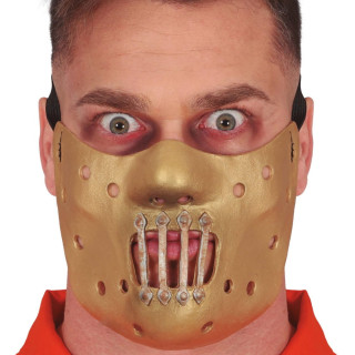 Demi masque latex assassin - Accessoire déguisement Halloween