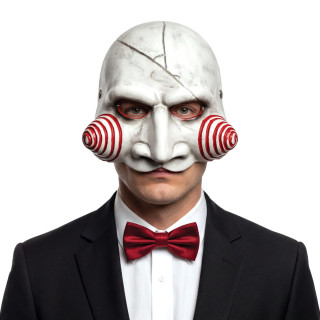 Demi masque mousse Billy Puppet - Accessoire déguisement Halloween