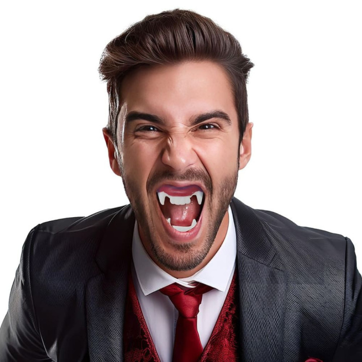 Dentier vampire haut et bas - Accessoire déguisement Halloween