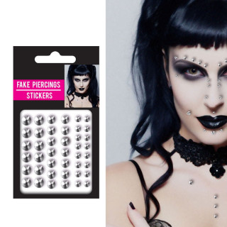 Faux piercing clou x30 - Accessoire déguisement Halloween