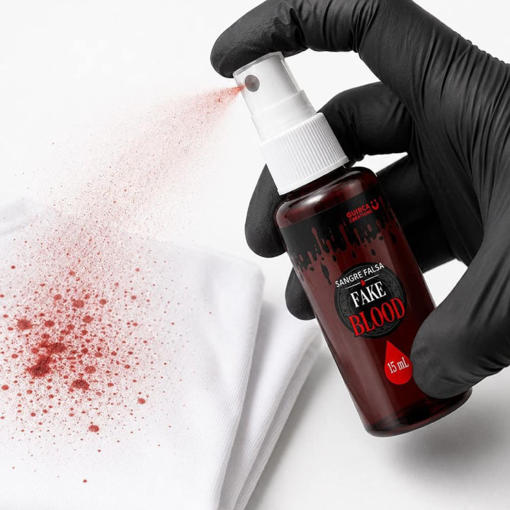 Faux sang spray 15 ml haute qualité - Accessoire maquillage Halloween