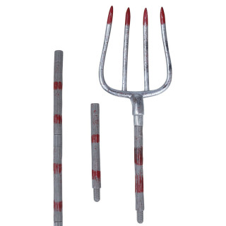 Fourche ensanglantée 155 cm - Accessoire déguisement Halloween