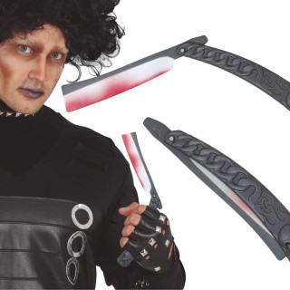 Lame de rasoir 30 cm - Accessoire déguisement Halloween