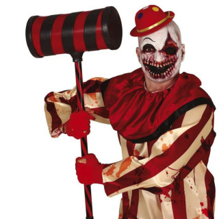 Marteau de clown 79 cm - Accessoire déguisement Halloween