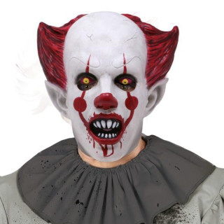 Masque latex clown Ça - Accessoire déguisement Halloween