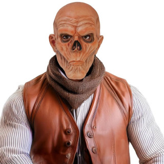 Masque latex visage brûlé - Accessoire déguisement Halloween