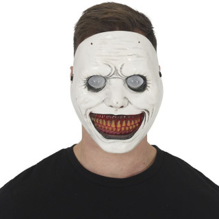 Masque rigide tueur blanc - Accessoire déguisement Halloween