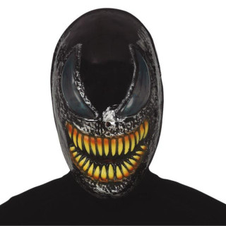 Masque rigide Venom noir - Accessoire déguisement Halloween