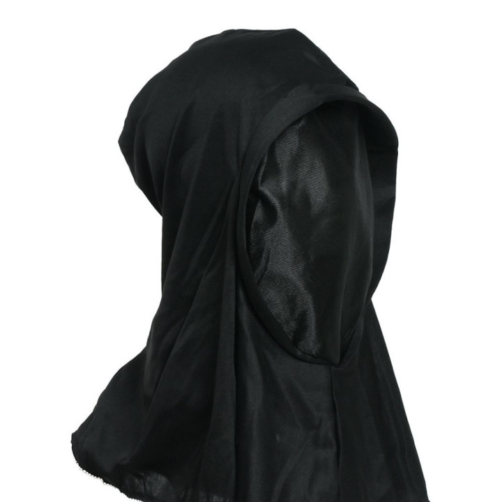 Masque cagoule noir - Accessoire déguisement Halloween