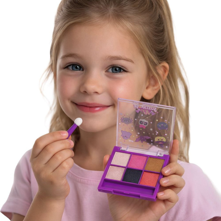Palette fards à paupières Lil Monster 6 couleurs - Maquillage Halloween enfant