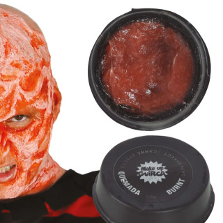 Pâte effet peau brûlée 4 g - Accessoire maquillage Halloween