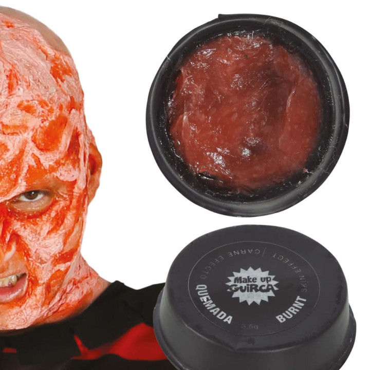 Pâte effet peau brûlée 4 g - Accessoire maquillage Halloween