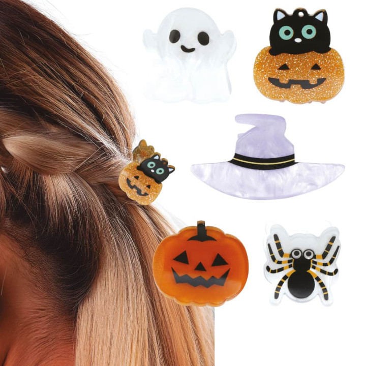 Pinces crocodile Halloween x5 - Accessoire déguisement