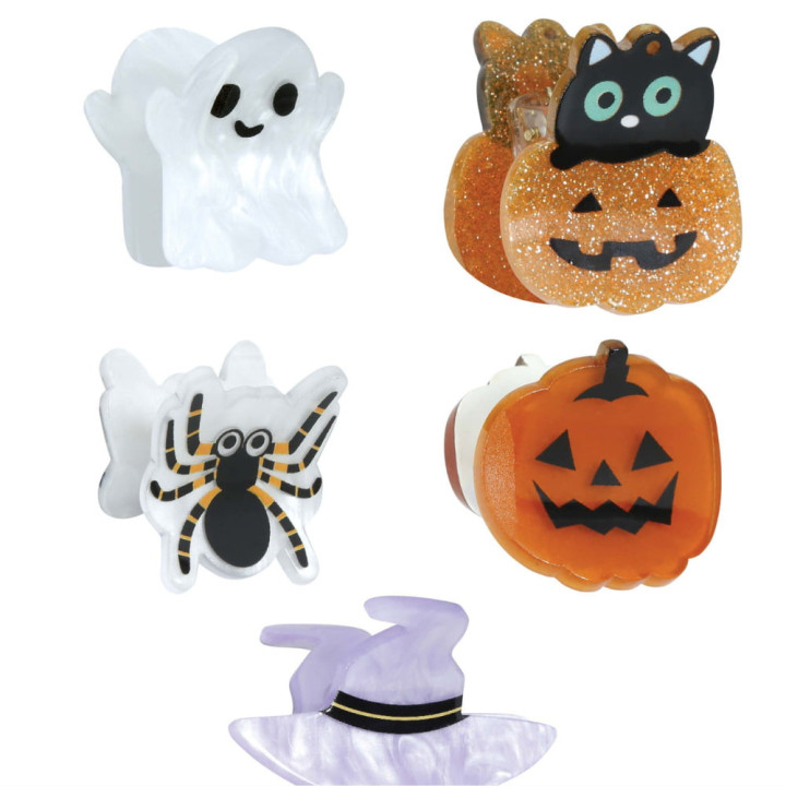 Pinces crocodile Halloween x5 - Accessoire déguisement