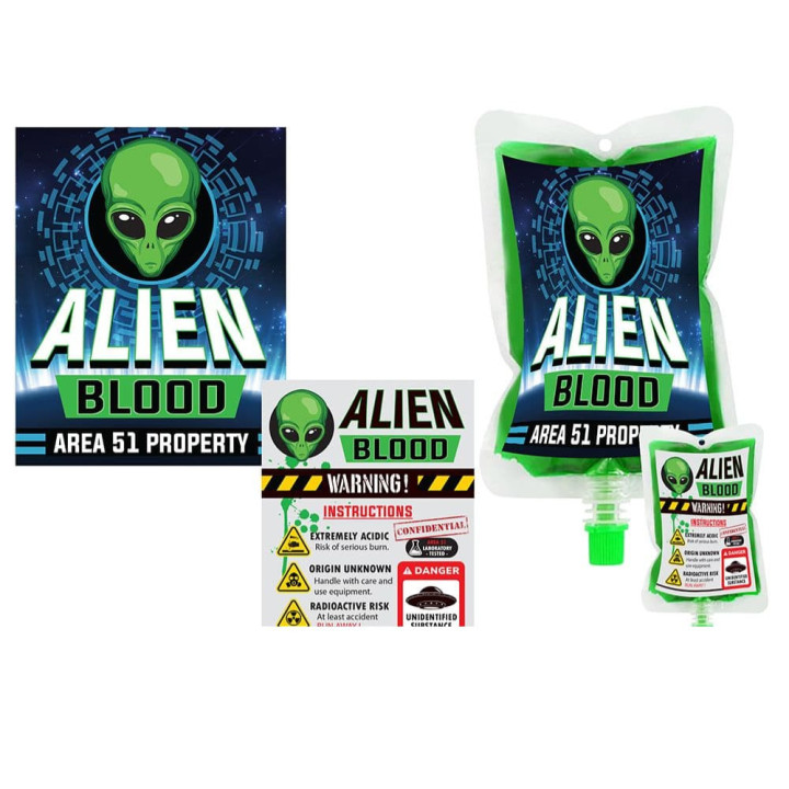 Poche de sang 200 ml à remplir - Accessoire déguisement Halloween