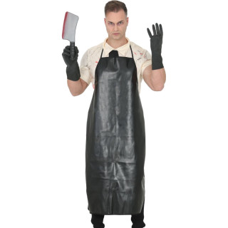 Set boucher noir 4 pièces - Déguisement Halloween