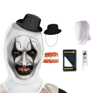 Set clown tueur 5 pièces - Maquillage et accessoire Halloween