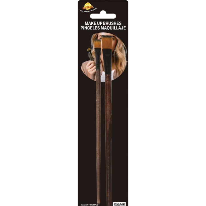 Set pinceaux de maquillage x2 - Accessoire maquillage Halloween