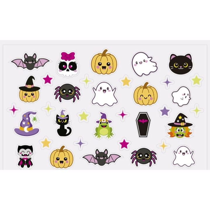Vernis et stickers Lil Monster - Accessoire Halloween enfant