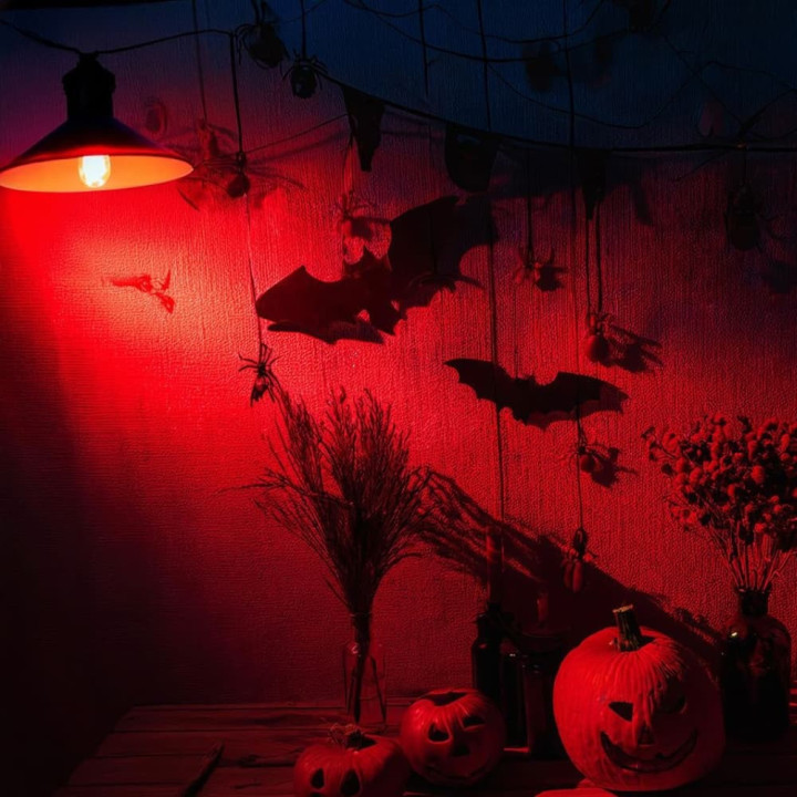 Ampoule LED 5 W colorée - Décoration lumineuse Halloween
