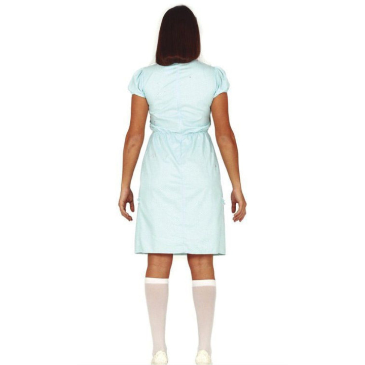Costume poupée bleue ensanglantée femme - Déguisement Halloween