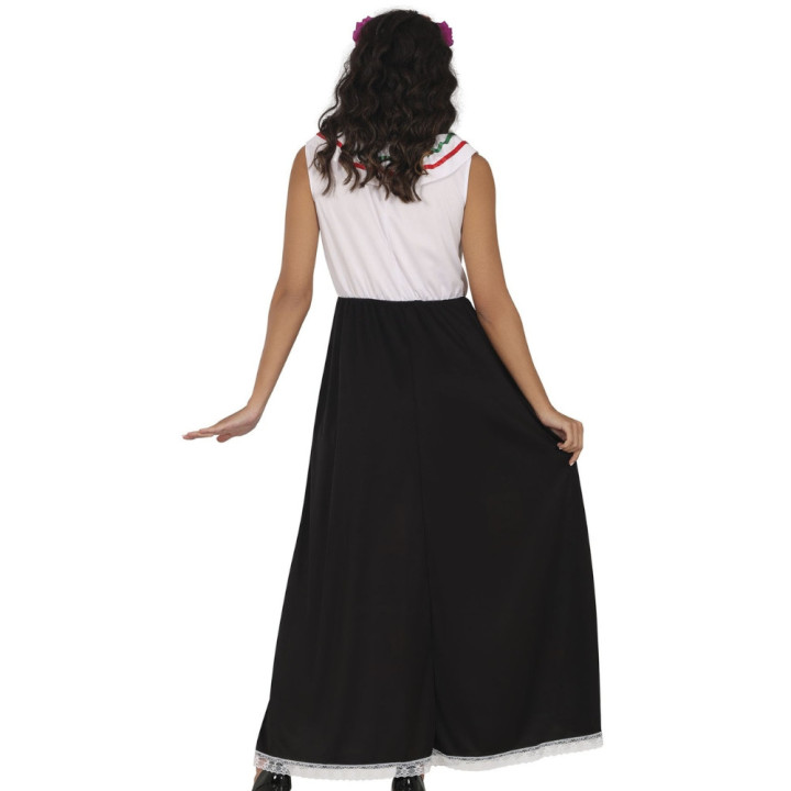 Robe longue jour des morts femme - Déguisement Halloween