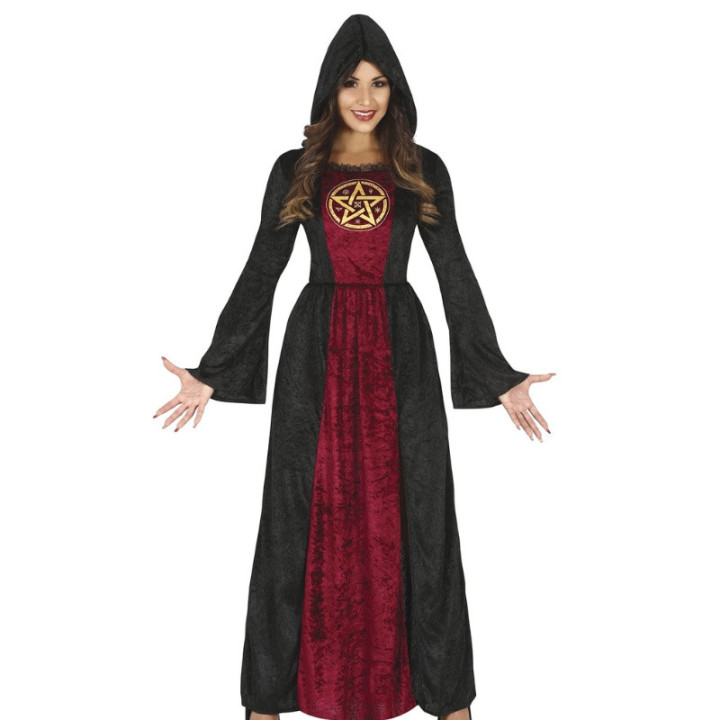 Robe velours satanique femme - Déguisement Halloween