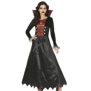 Costume vampiresse robe longue femme - Déguisement Halloween