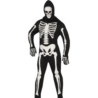 Costume combinaison squelette homme - Déguisement Halloween