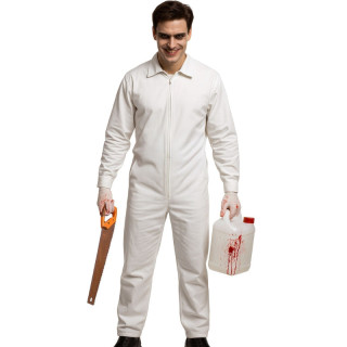 Costume combinaison blanche homme - Déguisement Halloween