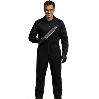 Costume combinaison noire homme - Déguisement Halloween