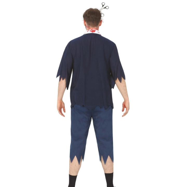 Costume écolier bleu homme - Déguisement Halloween