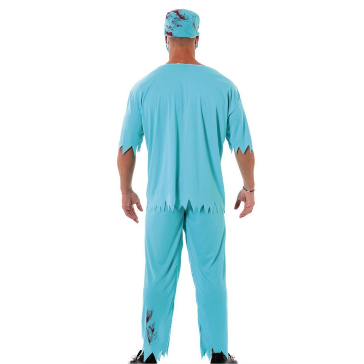 Costume infirmier ensanglanté homme - Déguisement Halloween