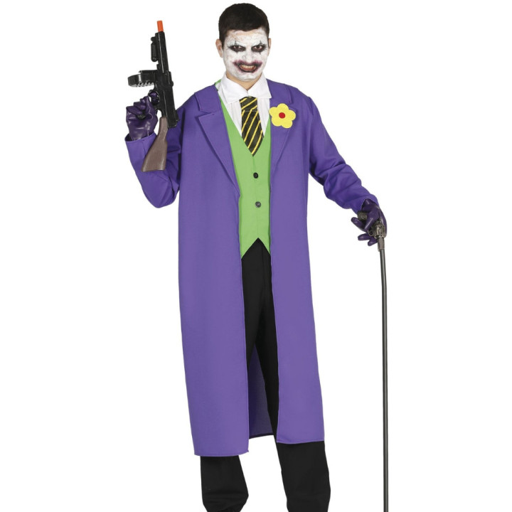 Costume Joker violet homme - Déguisement Halloween