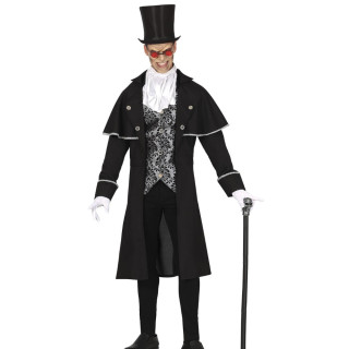 Costume vampire gris homme - Déguisement Halloween