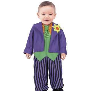 Costume Joker violet bébé garçon - Déguisement Halloween