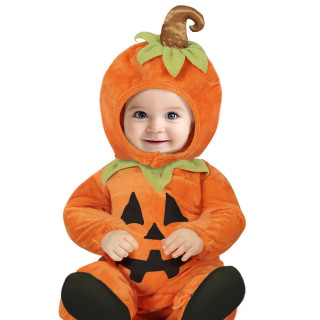 Costume combinaison citrouille bébé mixte - Déguisement Halloween