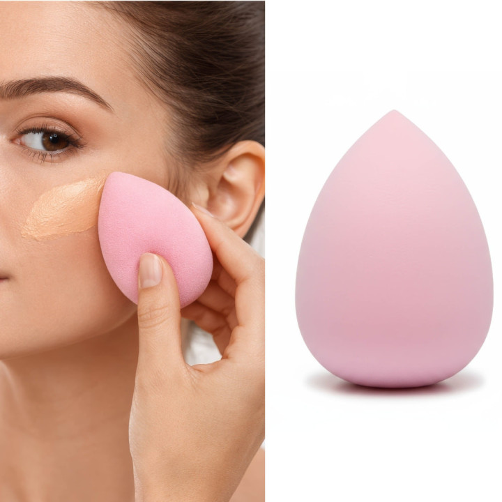 Éponge de maquillage forme œuf