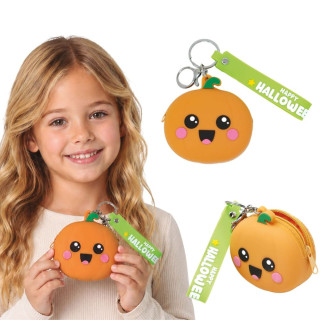 Porte-monnaie Lil Monster citrouille - Accessoire Halloween enfant