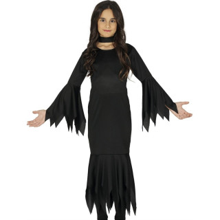 Costume Morticia enfant fille - Déguisement Halloween