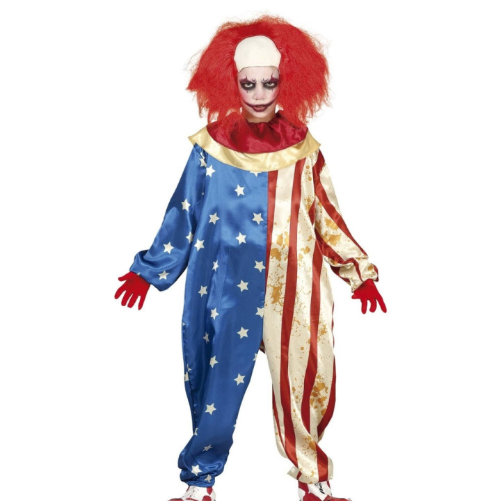 Costume clown USA enfant garçon - Déguisement Halloween