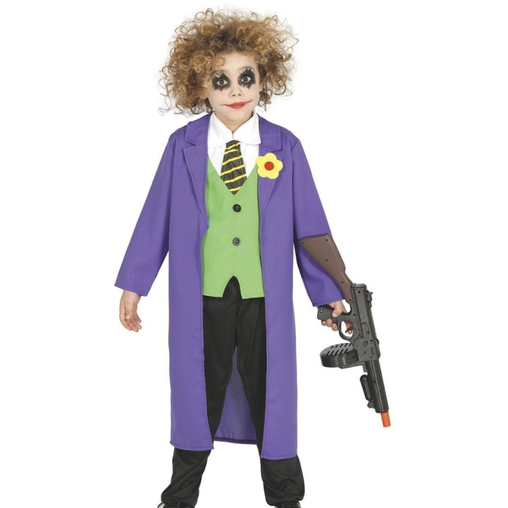 Costume Joker violet enfant garçon - Déguisement Halloween