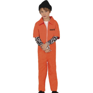 Costume prisonnier US enfant garçon - Déguisement Halloween
