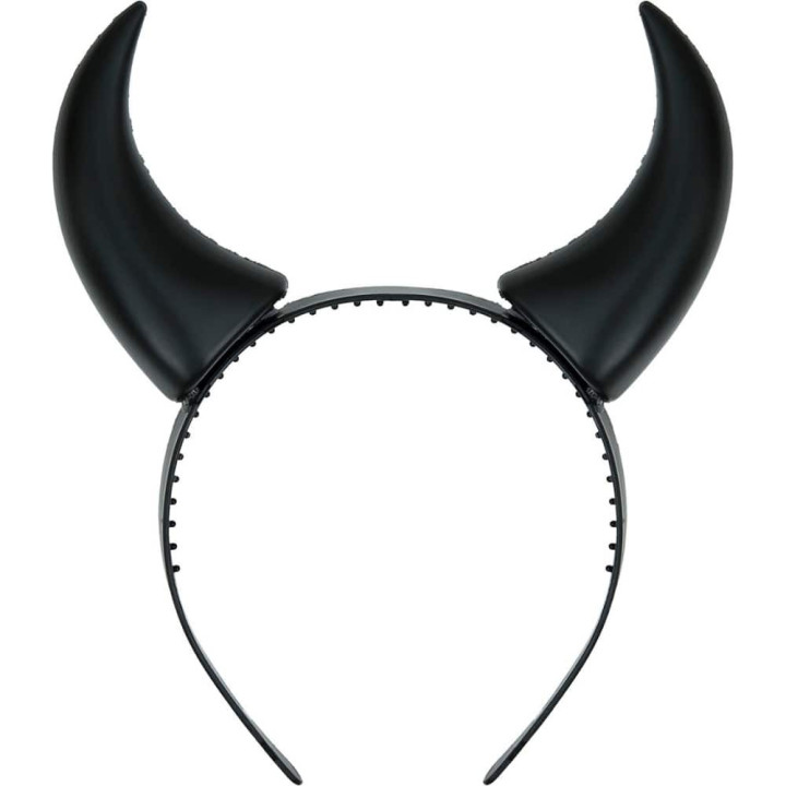 Serre-tête cornes de diable plastique - Accessoire déguisement Halloween