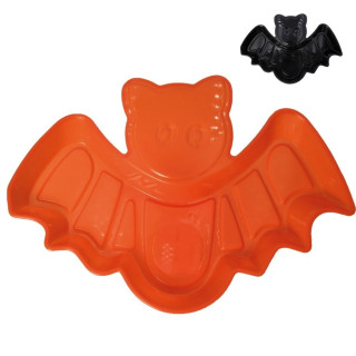 Plateau chauve-souris 29 cm - Décoration de table Halloween