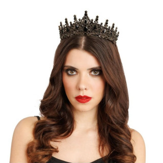 Diadème gothique strass - Accessoire de déguisement