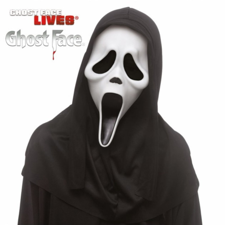Masque Scream enfant avec capuche - Accessoire de déguisement