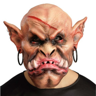 Masque monstre à piercings en mousse - Accessoire de déguisement