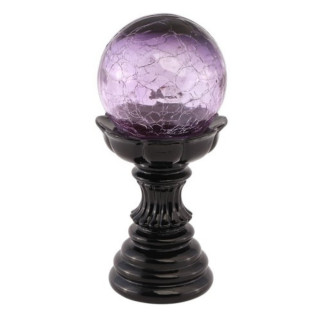 Boule magique lumineuse violette - Décoration Halloween