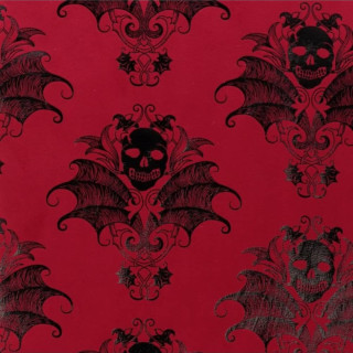 Chemin de table tête de mort baroque - Décoration de table